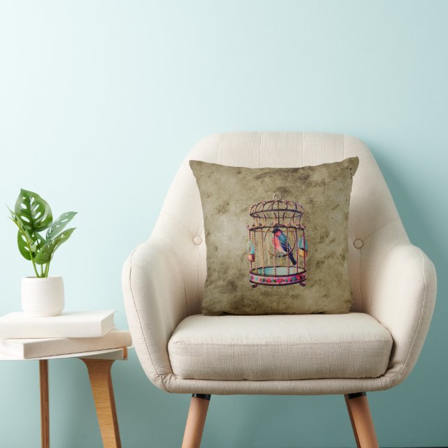 Coussin Cage à oiseaux vintage (Chaise)