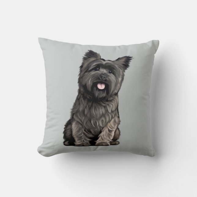Coussin Cairn Terrier (Recto)
