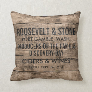 Coussin Caisse faite sur commande d'expédition de Faux