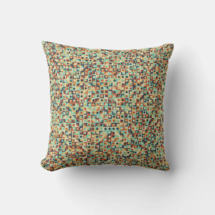 Coussin calcul génératif du Motif géométrique Abstrait