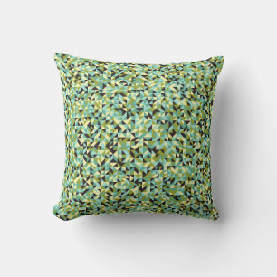 Coussin calcul génératif du Motif géométrique Abstrait