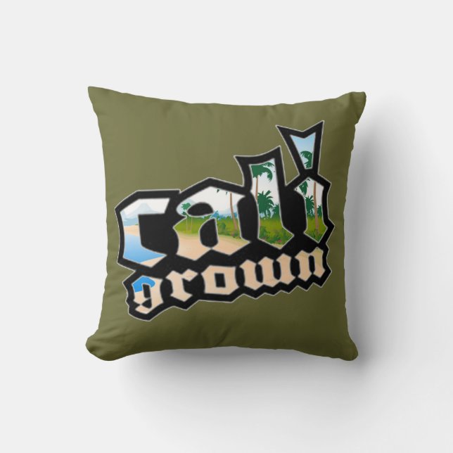 Coussin Cali Grown (Recto)
