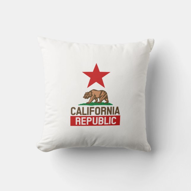 Coussin California Republic (Recto)
