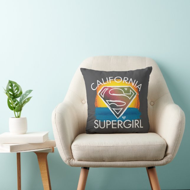 Coussin California Supergirl Sunset Graphic (Chaise)