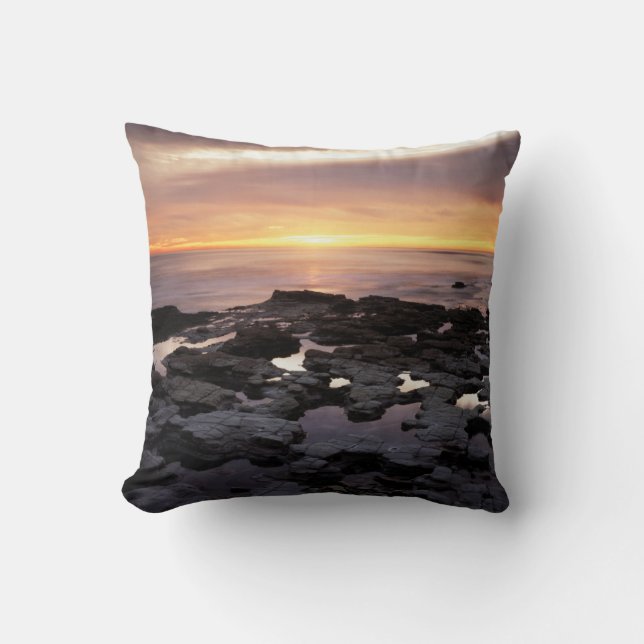 Coussin Californie, San Diego, Sunset Cliffs, Sunset 6 (Recto)
