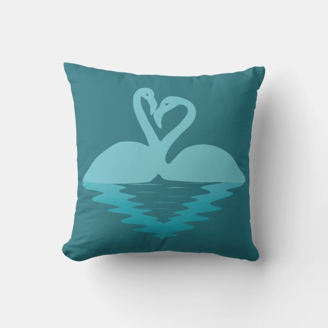 Coussin Câlin de flamant rose (Recto)