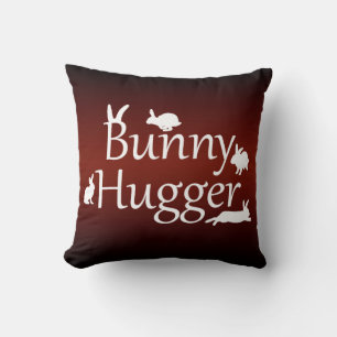Coussin Câlin de Lapin (Rouge Foncé/Clair)
