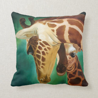 Coussin Câlin d'enfant de mêmes parents de girafe