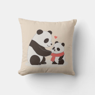 Coussin Câlins Chaleureux, Amour de Panda