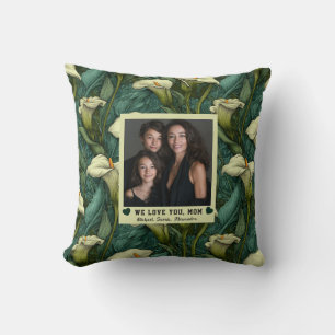 Coussin Calla Lilies Joyeux Anniversaire Maman Stylish Liv