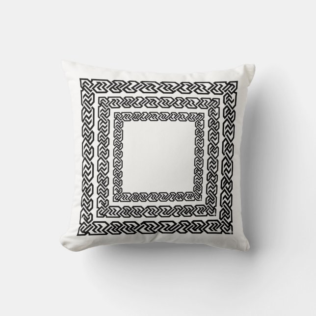 Coussin Calm Mind Pillow | Tibetan-Inspired Minimalist Cus (Recto)