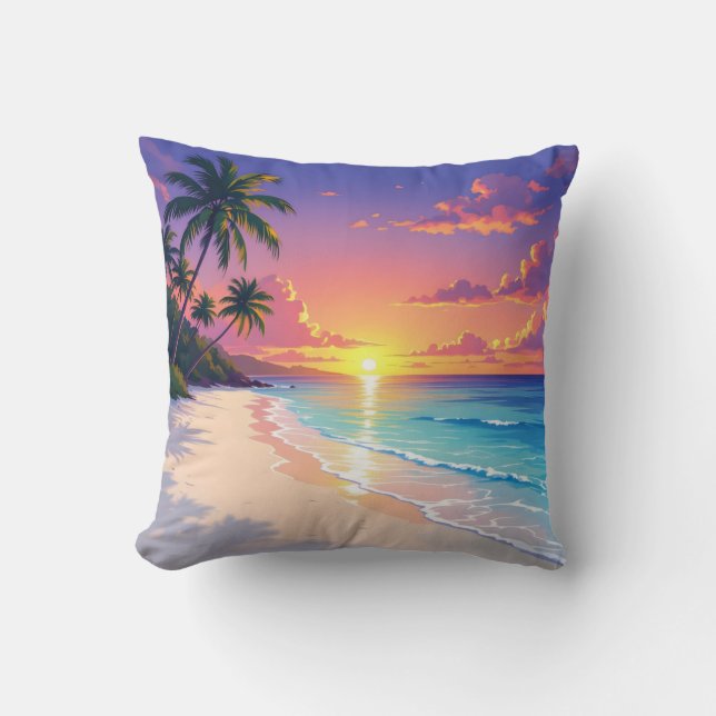 Coussin Calme côtier -  (Recto)
