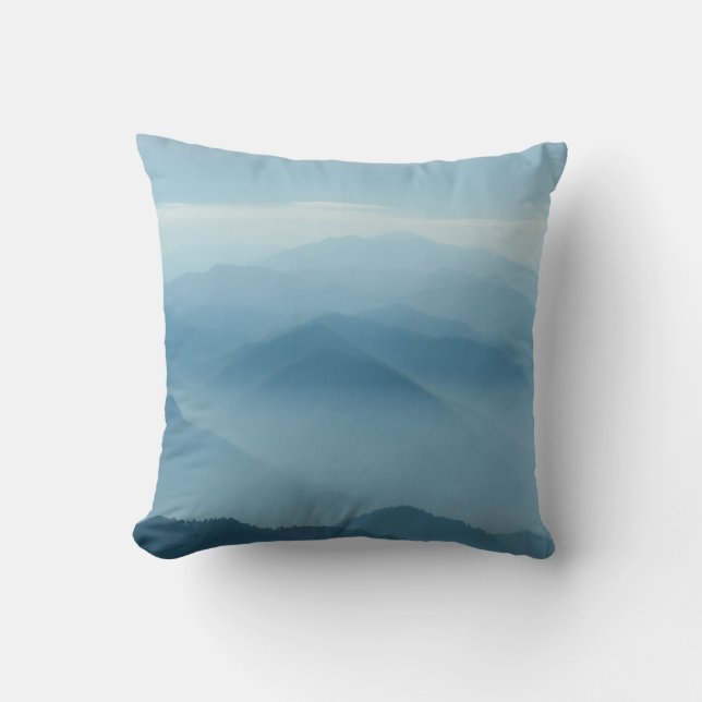 Coussin Calques de montagne : Abstrait Pittoresque (Recto)
