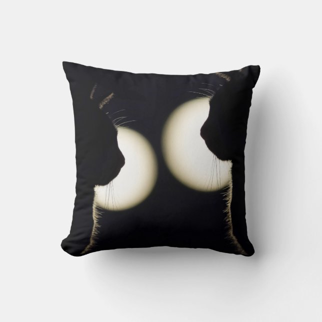 Coussin Cambrioleurs Chats Repérés (Recto)