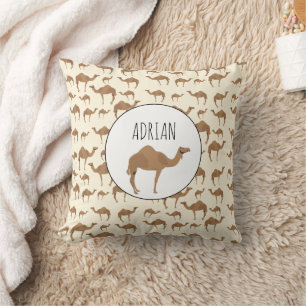 Coussin Camel Animal Motif Nom personnalisé