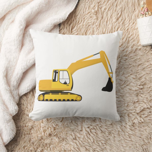 Coussin Camion de construction de l'excavateur (Couverture)