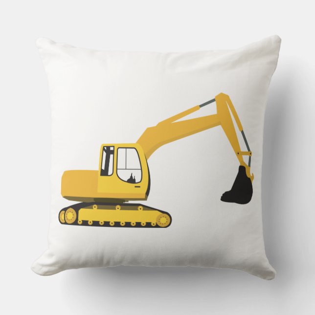 Coussin Camion de construction de l'excavateur (Recto)
