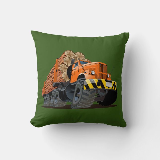 Coussin Camion de dessin (Recto)