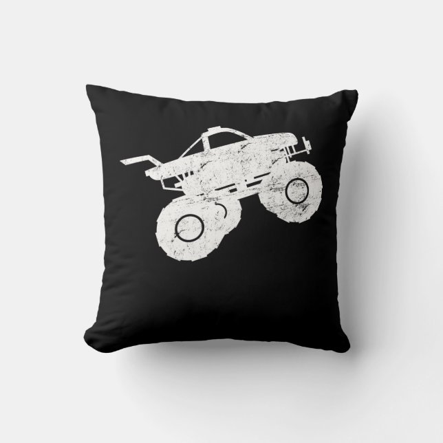 Coussin Camion de monstre (Recto)