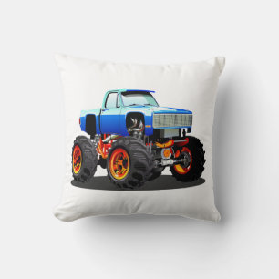 Coussin Camion monstre de dessin animé