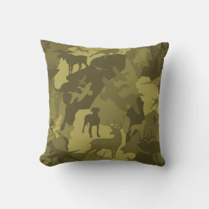 Coussin Cammo/camoflauge/cerf/wapiti/orignal/chien de chas