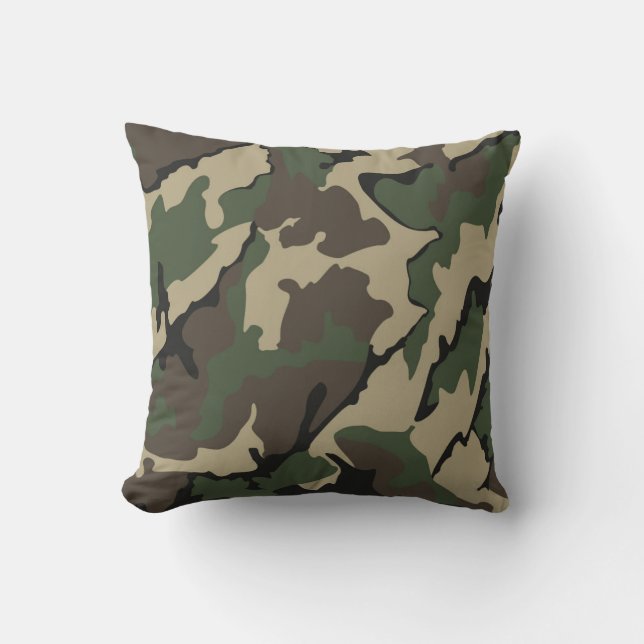 Coussin Camo, carreau (Recto)