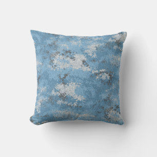 Coussin Camo Digi Bleu