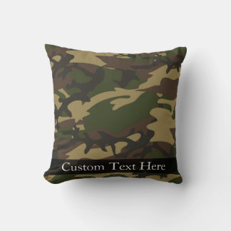 Coussin Camo vert Dusty