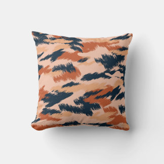 Coussin Camouflage Abstrait : Papier peint Vintage sans co