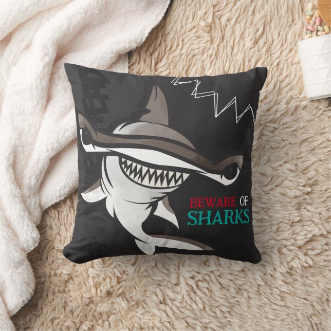 Coussin Camouflage de requin en tête de marteau (Couverture)