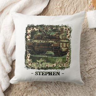 Coussin Camouflage de réservoir militaire de père occident