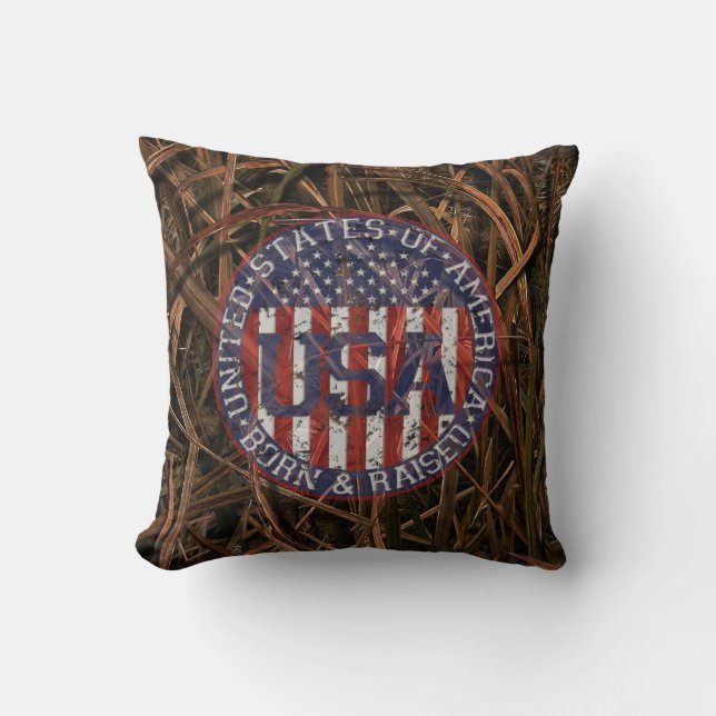Coussin Camouflage Etats-Unis (Recto)