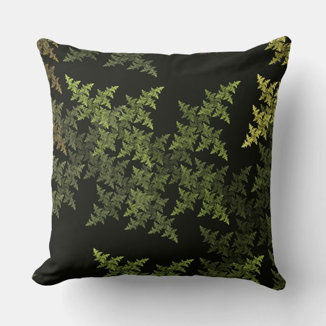 Coussin Camouflage fractal (Recto)