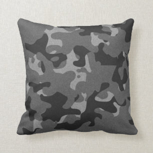 Coussin Camouflage gris