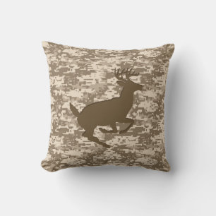 Coussin Camouflage numérique du désert Motif de caméra de 