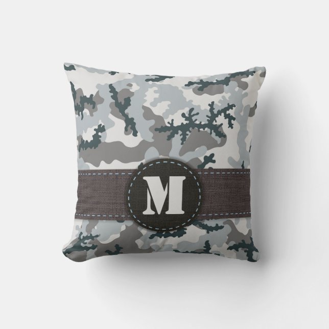 Coussin Camouflage urbain (Recto)