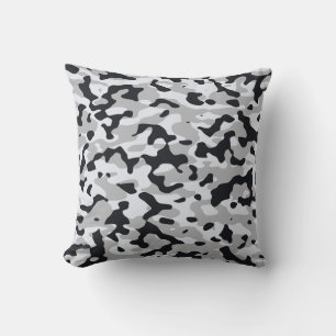 Coussin Camouflage urbain à haut contraste