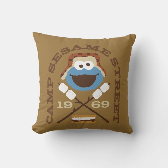 Coussin Camp Sesame Street 1969 (Recto)