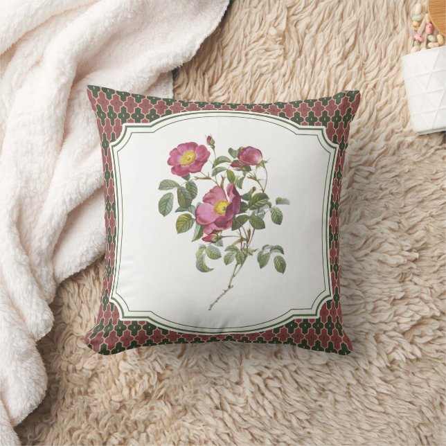 Coussin Campagne Rose Sauvage (Couverture)