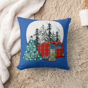 Coussin Camper de Noël magique