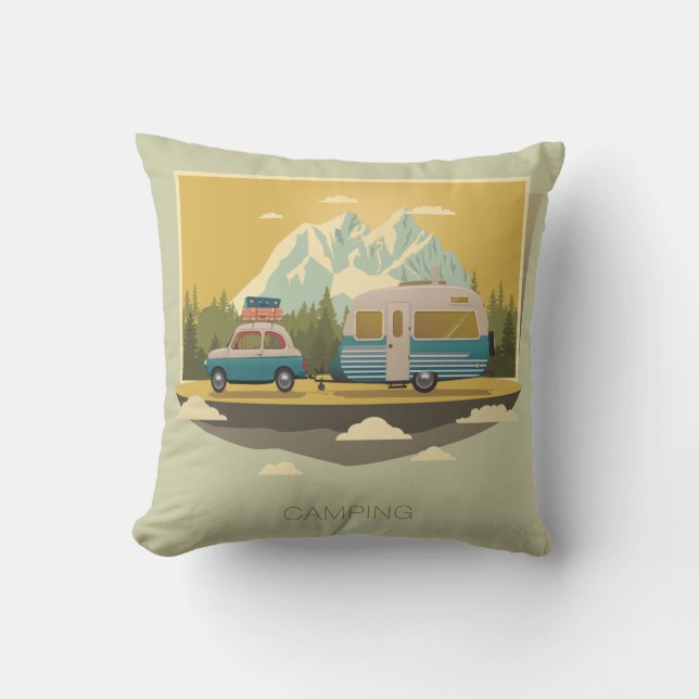 Coussin Camping de caravane (Recto)