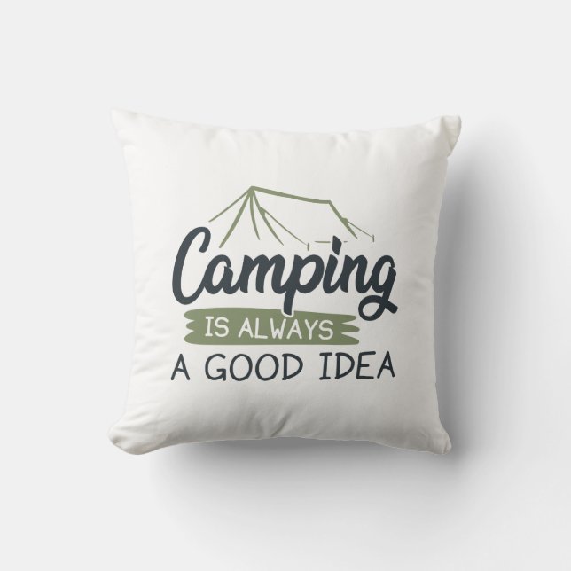 Coussin Camping est toujours une bonne idée (Recto)