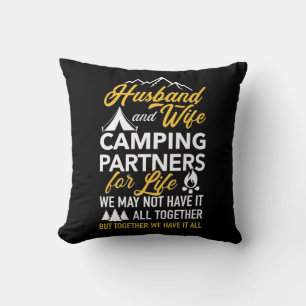 Coussin Camping Mari Et Femme Partenaire À Vie