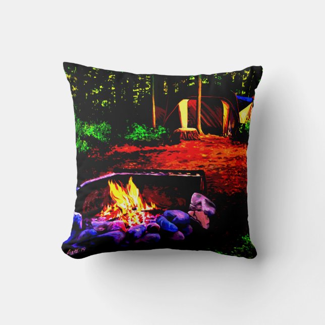 Coussin Camping no 5 de Red Mountain (Recto)