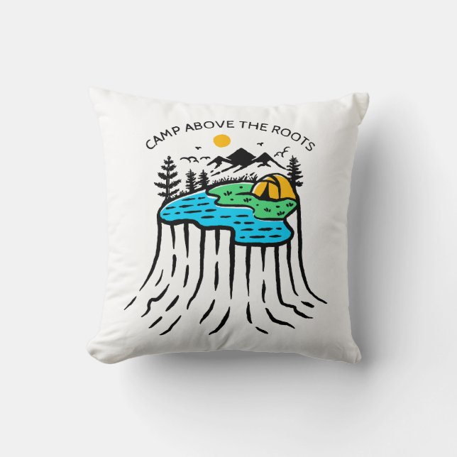 Coussin Campus au-dessus des racines (Recto)