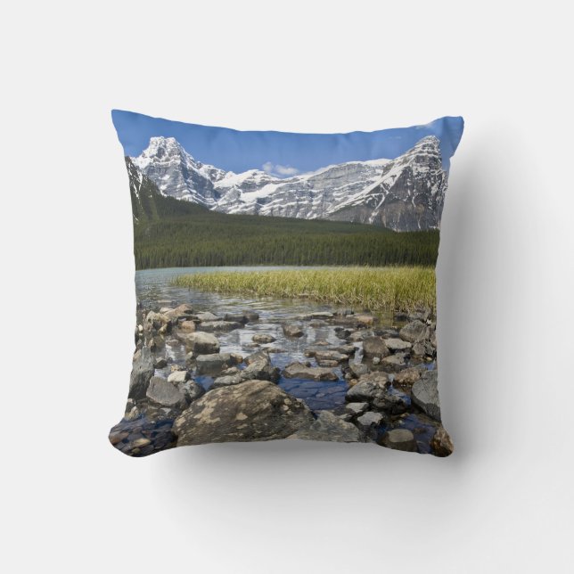 Coussin Canada, Alberta, montagnes Rocheuses, Banff Nation (Recto)