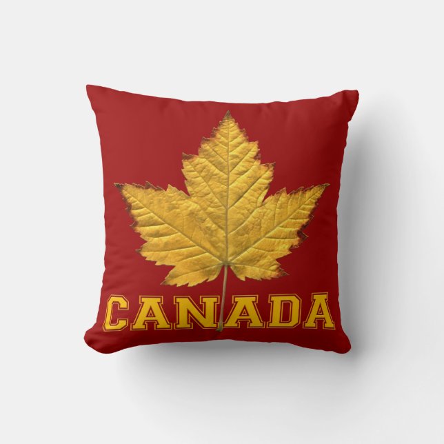 Coussin Canada Gold Canada Équipe Coussin souvenir (Recto)