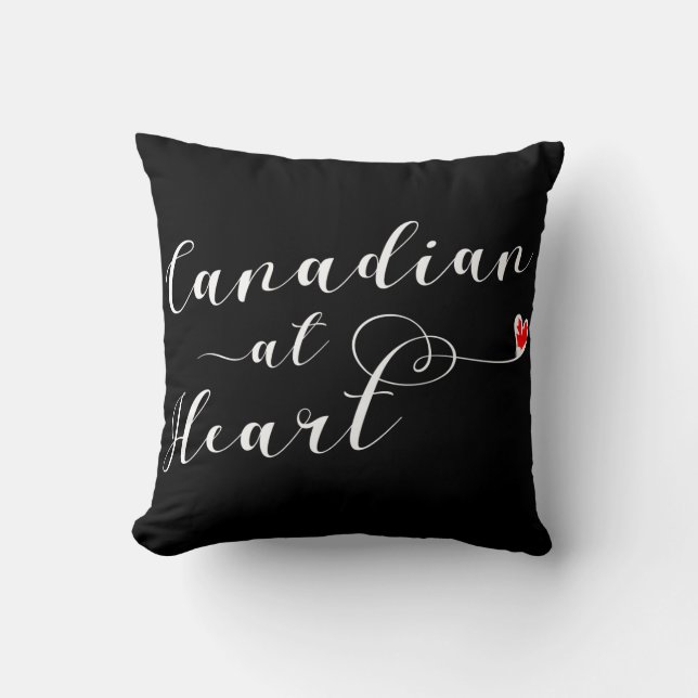 Coussin Canadian At Heart Throw Cushion, Canada (Recto)