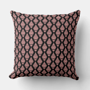 Coussin Canapé-lit rose et noir Damask
