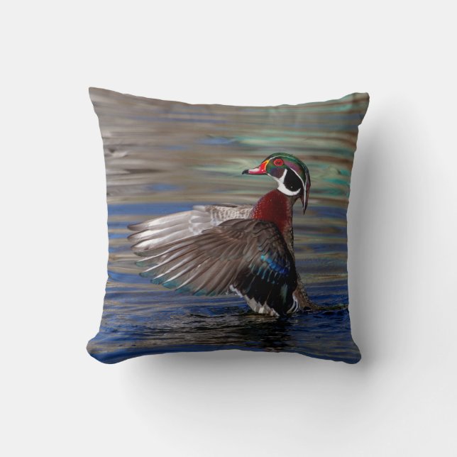 Coussin Canard à bois (Recto)